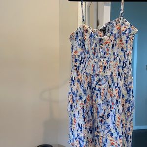 Express multicolored tank dress